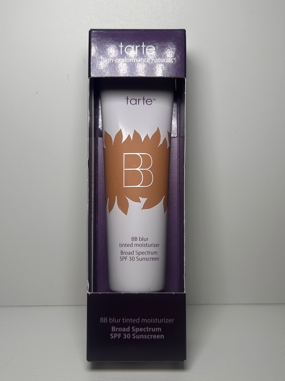 tarte BB Blur Tinted Moisturizer SPF 30 - Purple & Tan Packaging